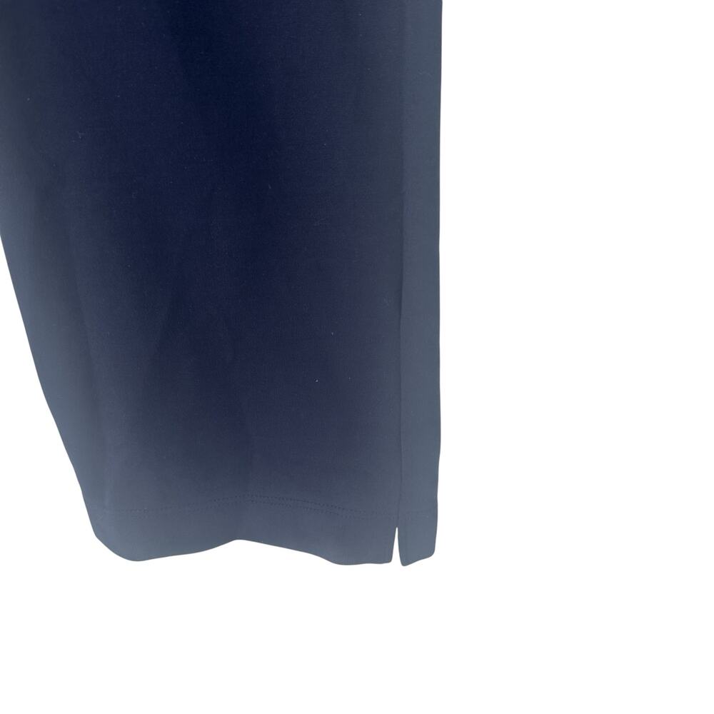 Betabrand Women's Navy Cropped Straight Yoga Pants Medium - Picture 3 of 7